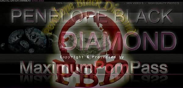  Penelope Black Diamond Dildo-Anal-Vibrator Preview